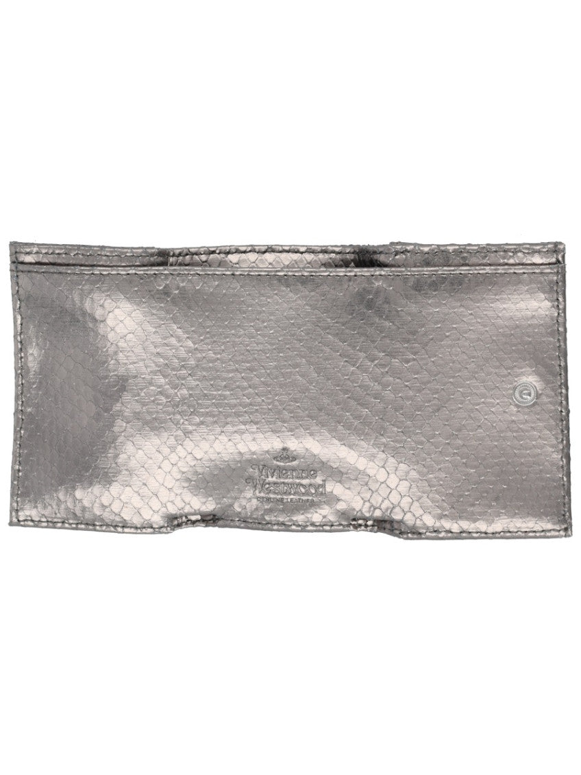 Grey Envelope Textured Wallet 3
