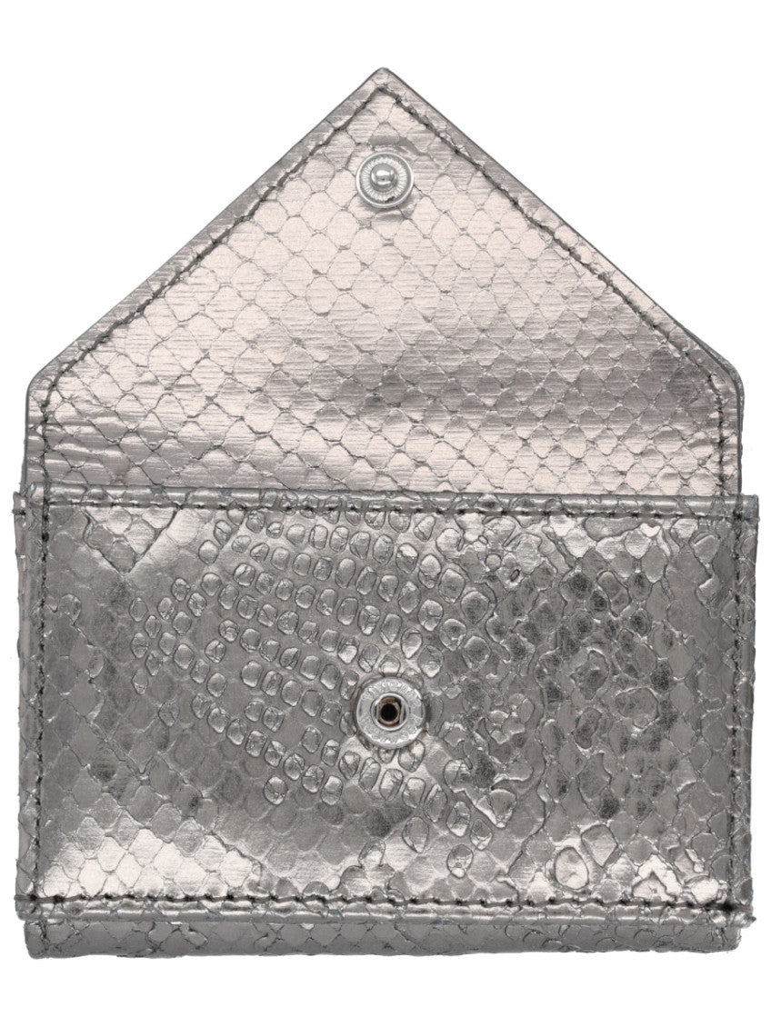 Grey Envelope Textured Wallet 4