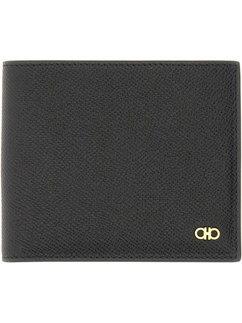 Black Gancini Logo Wallet 1