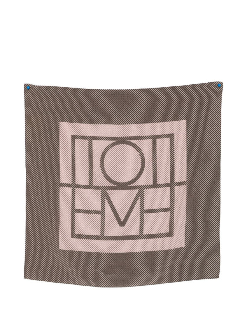 Brown Monogram Solid Scarf 1