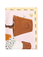 Multicolor Printed Silk Foulard 1