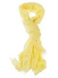 Yellow Solid Scarf 1