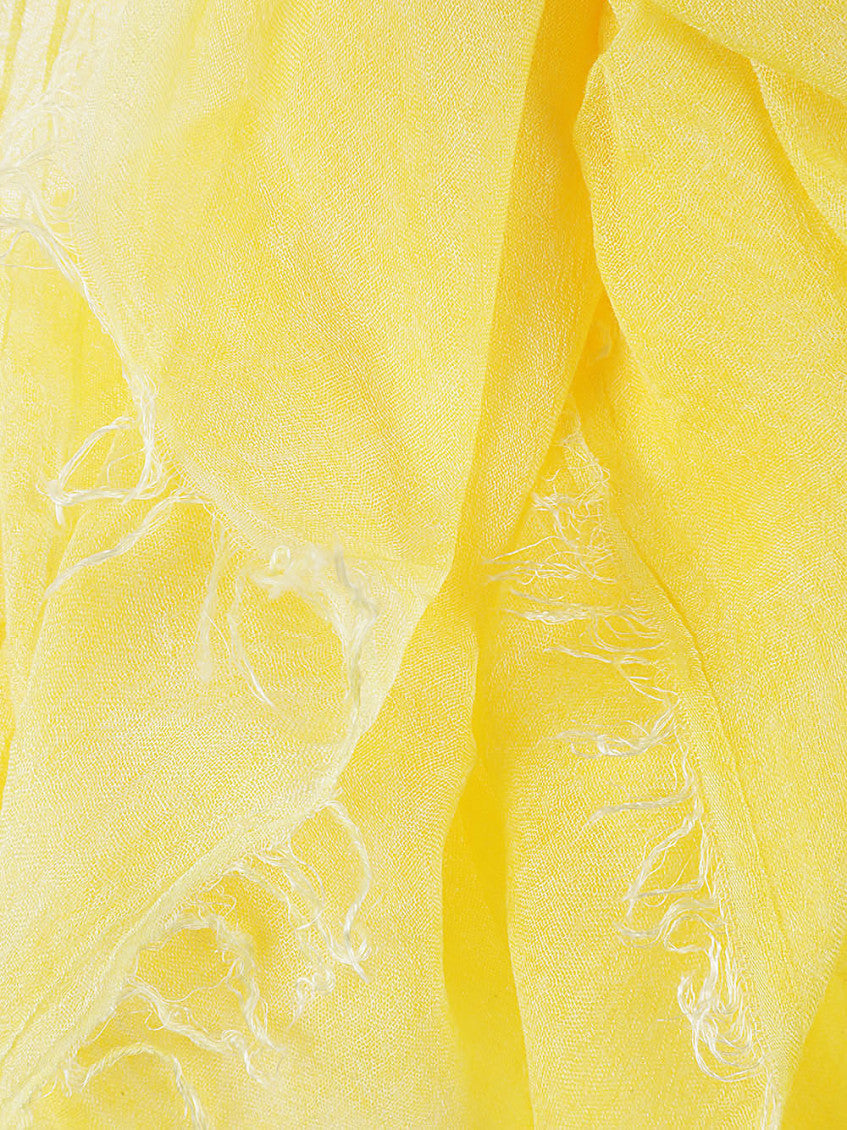 Yellow Solid Scarf 2