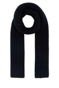 Navy Blue Striped Scarf 1