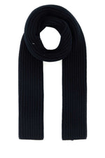 Navy Blue Striped Scarf 1