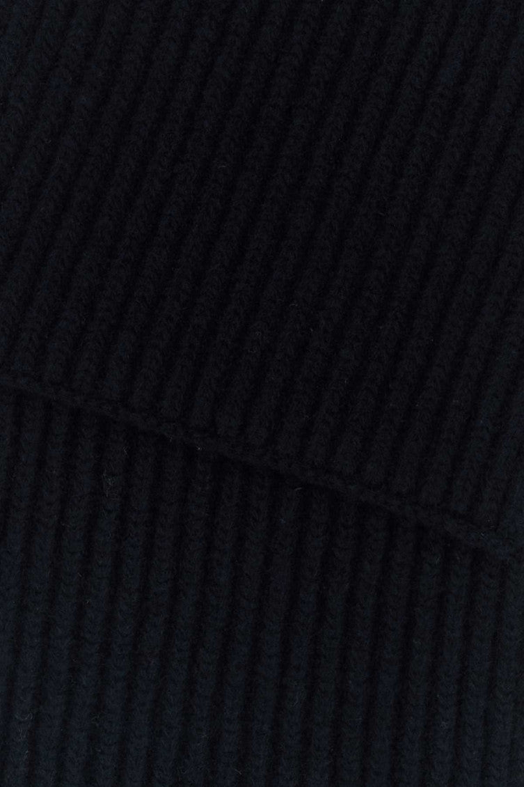 Navy Blue Striped Scarf 2