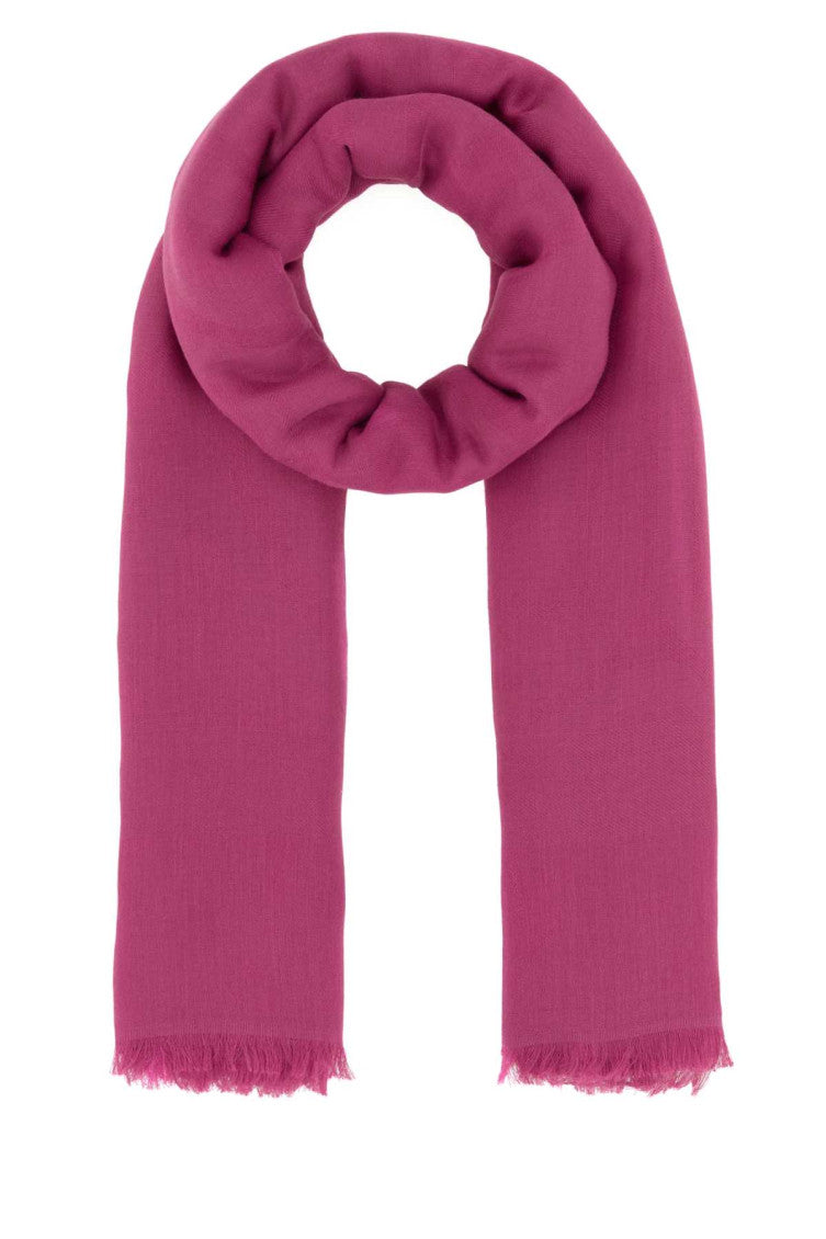 Pink Solid Scarf 1