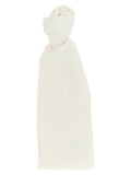 White Diamante Solid Scarf 1