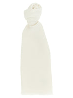 White Diamante Solid Scarf 1
