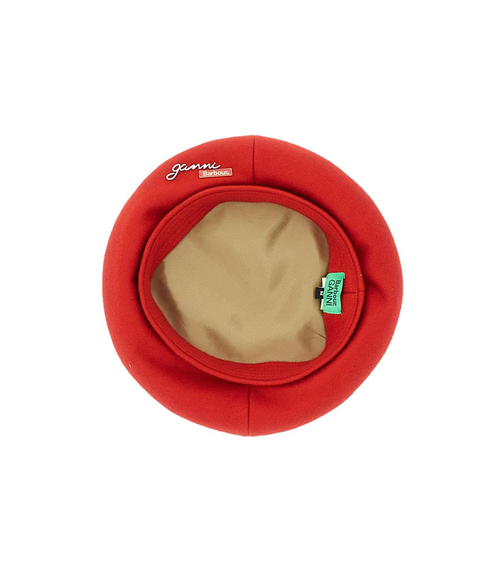 Red Logo Beret Hat 2