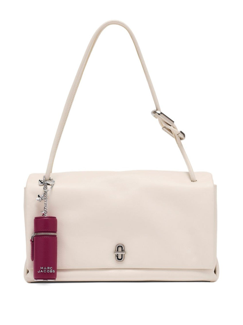 Dark Pink Logo Bag Charm 3