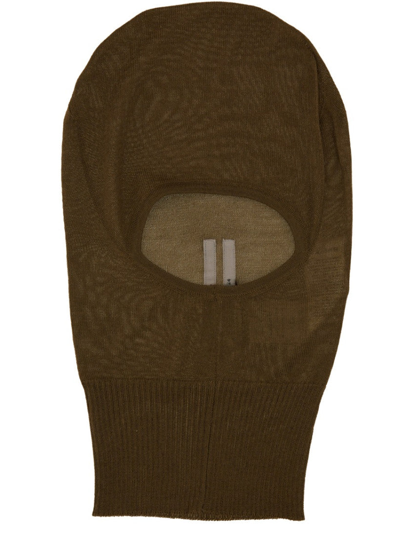 Brown Knitted Solid Beanies Hat 1