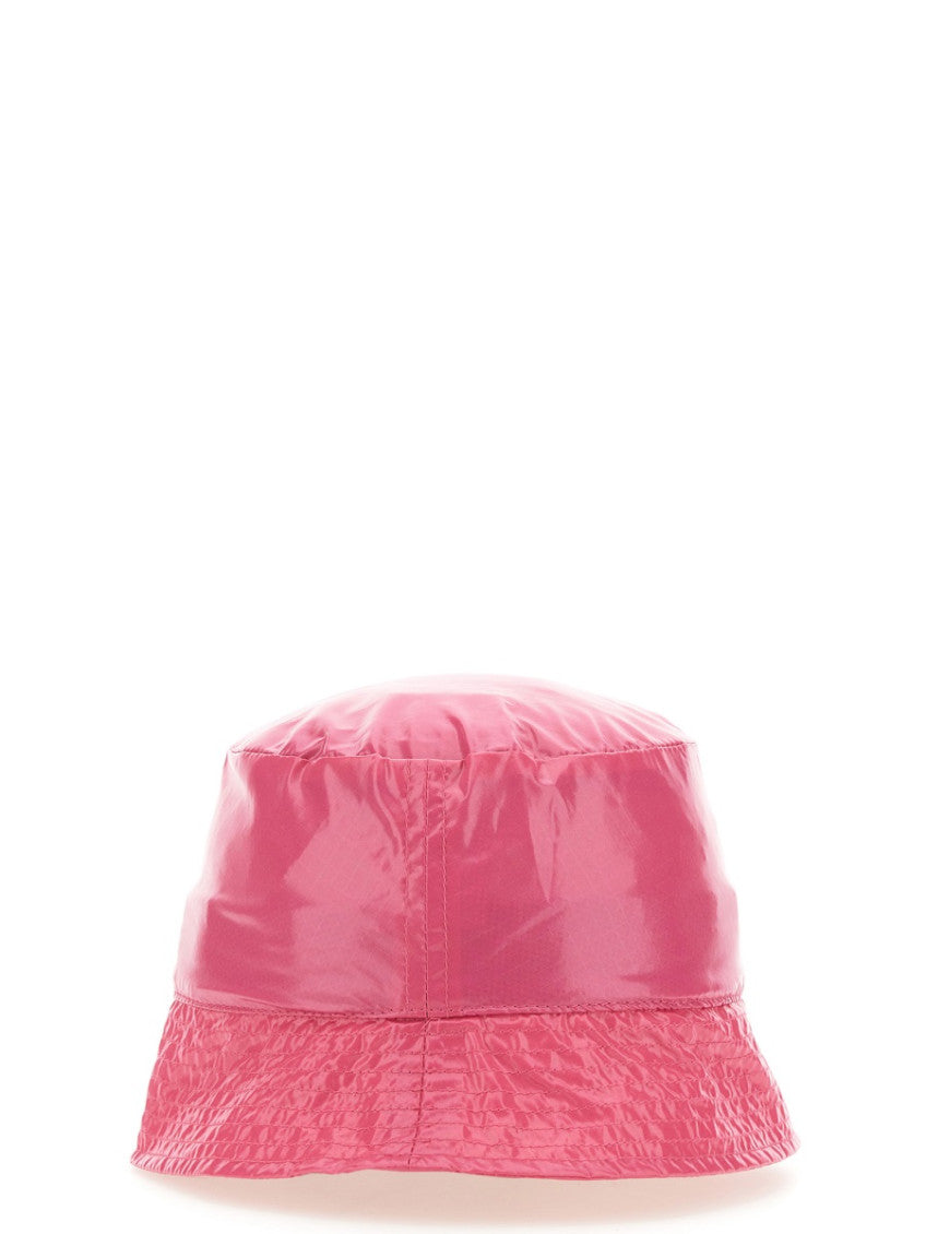 Pink Solid Bucket Hat 3