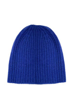 Blue Textured Beanie Hat 1