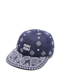 Blue Drill Printed Baseball Hat 1