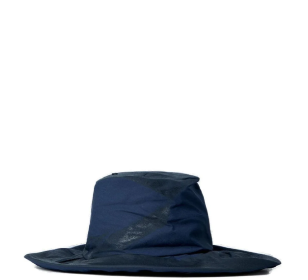 Blue Solid Summer Hat 2