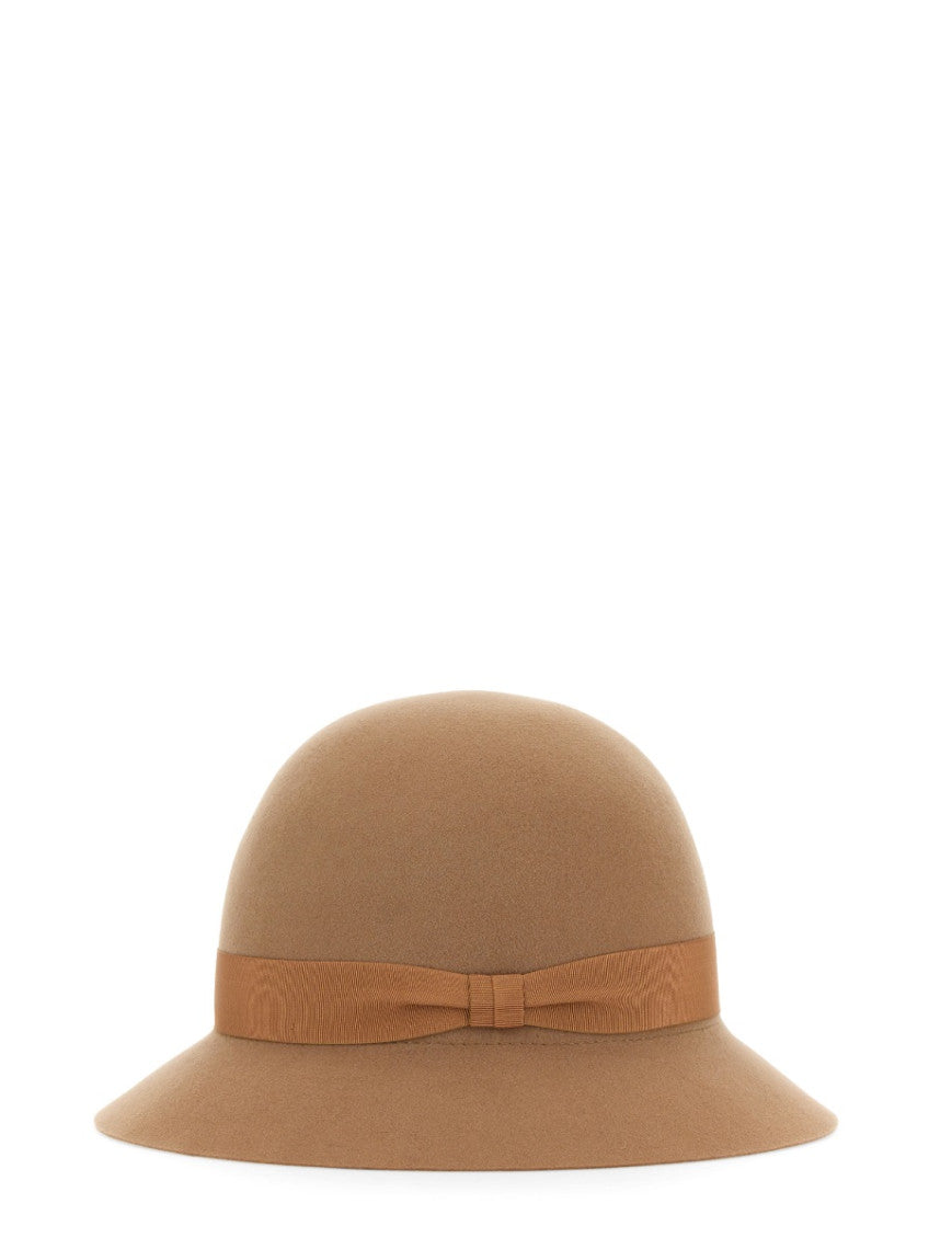 Beige Solid Bucket Hat 2