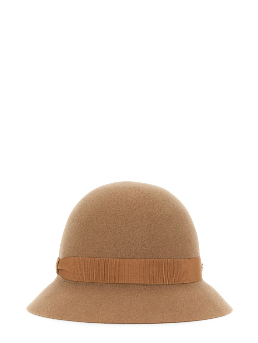 Beige Solid Bucket Hat 3