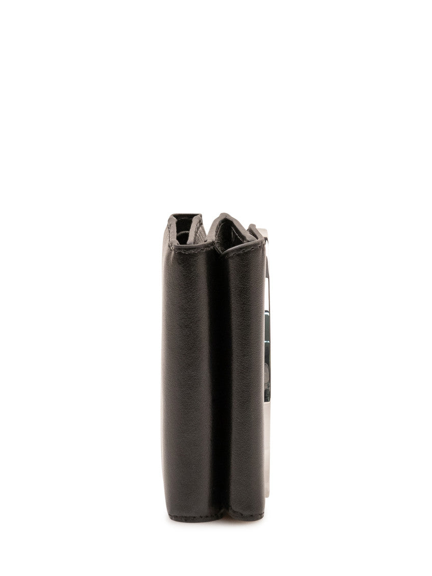 Black Solid Logo Wallet 4
