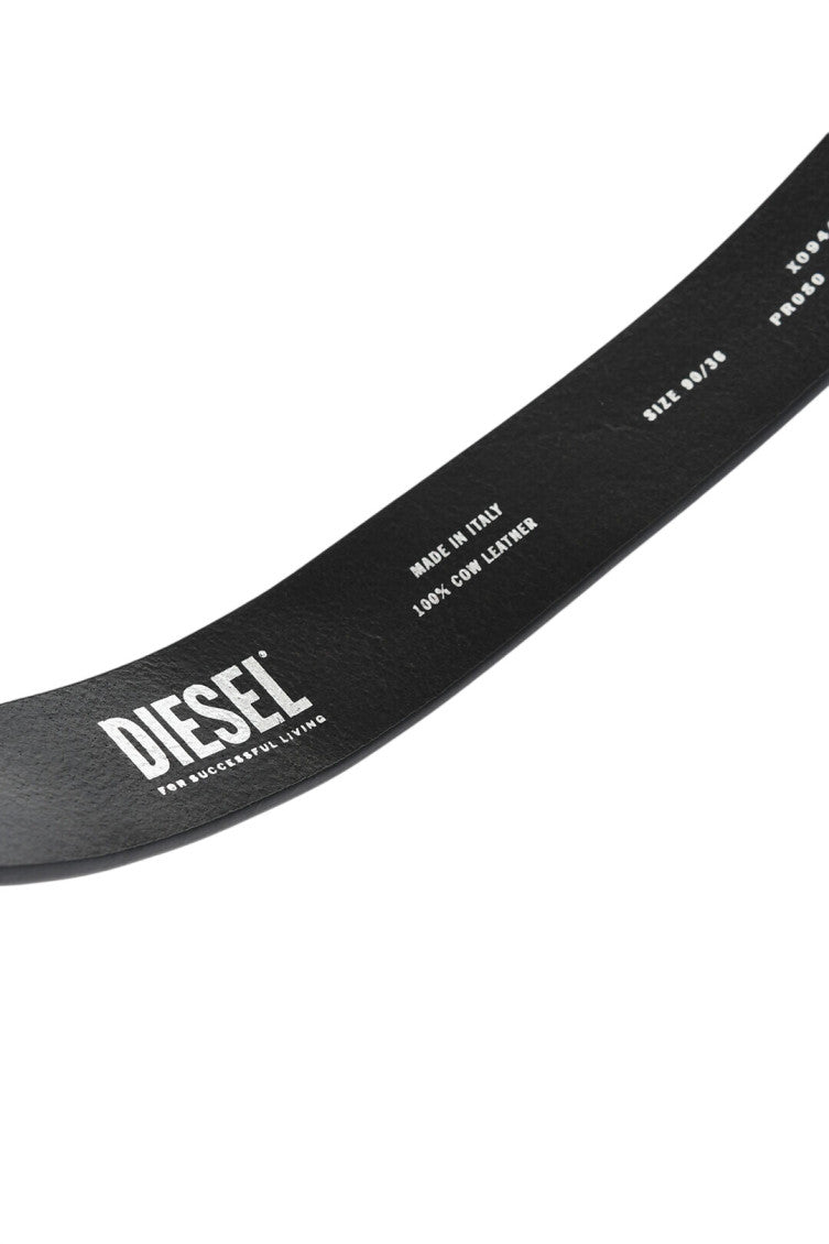 Black Solid  Belt 3