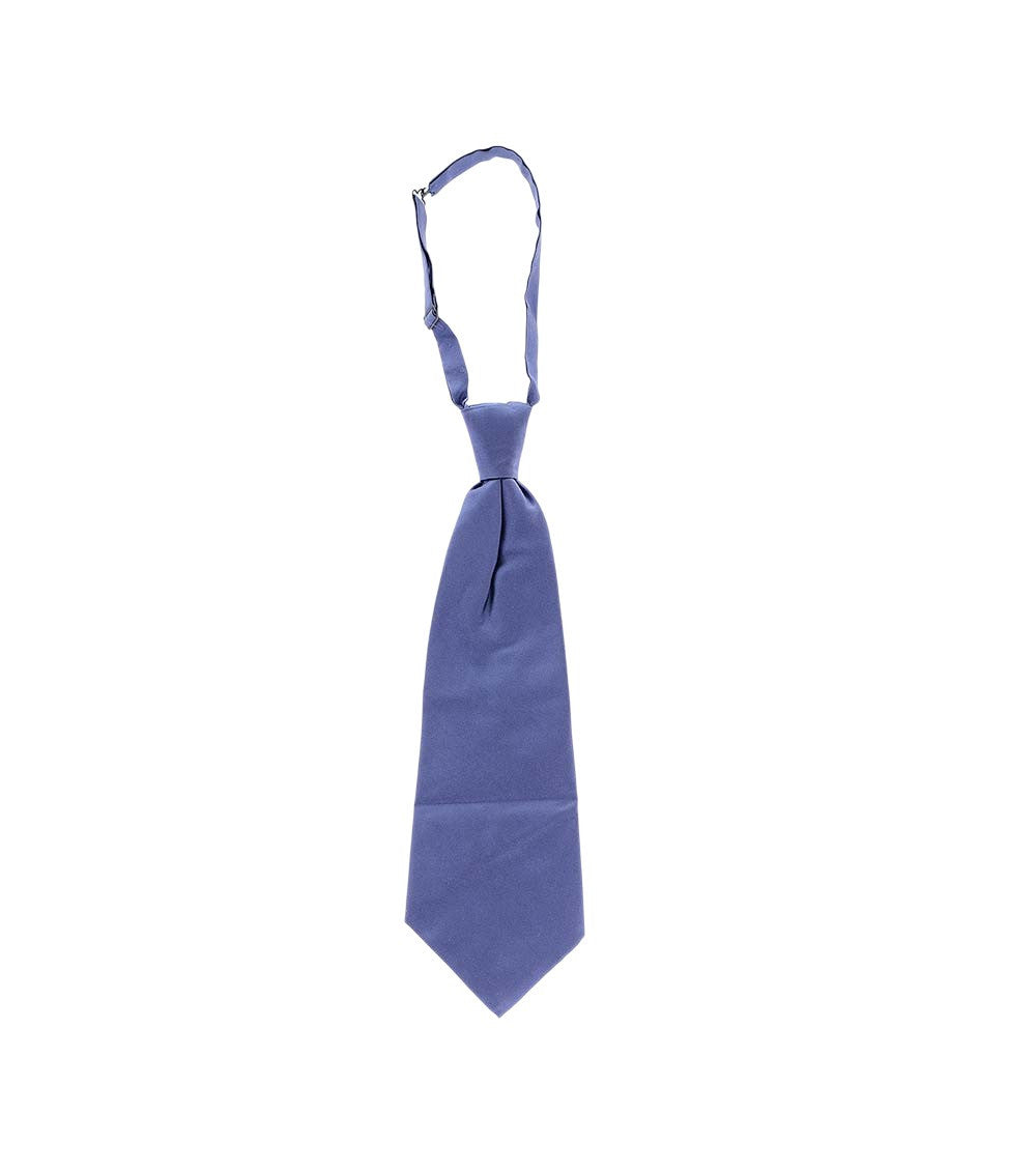 Blue Ascot Solid Tie 1