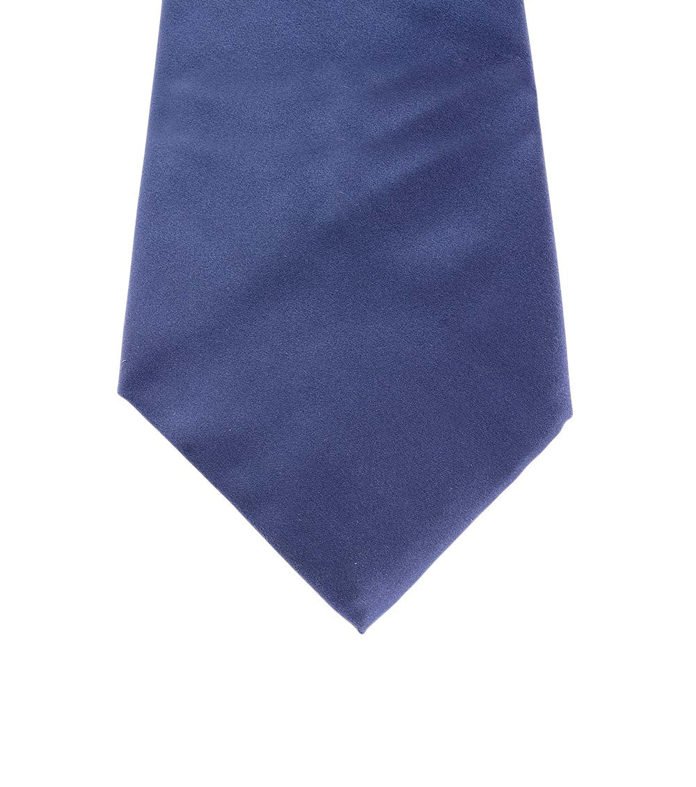 Blue Ascot Solid Tie 2