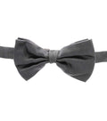 Dark Grey Solid Bow Tie 1