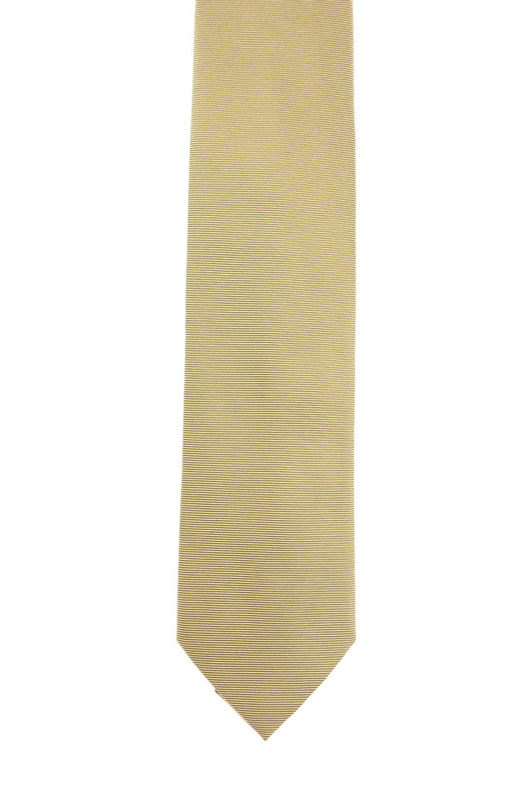 Yellow Solid Tie 1
