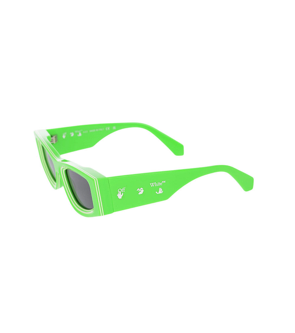 Green Rectangular Sunglasses 2