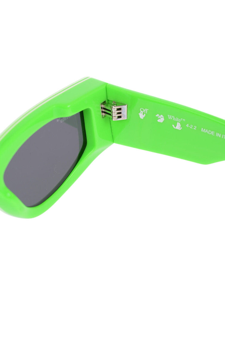 Green Rectangular Sunglasses 3