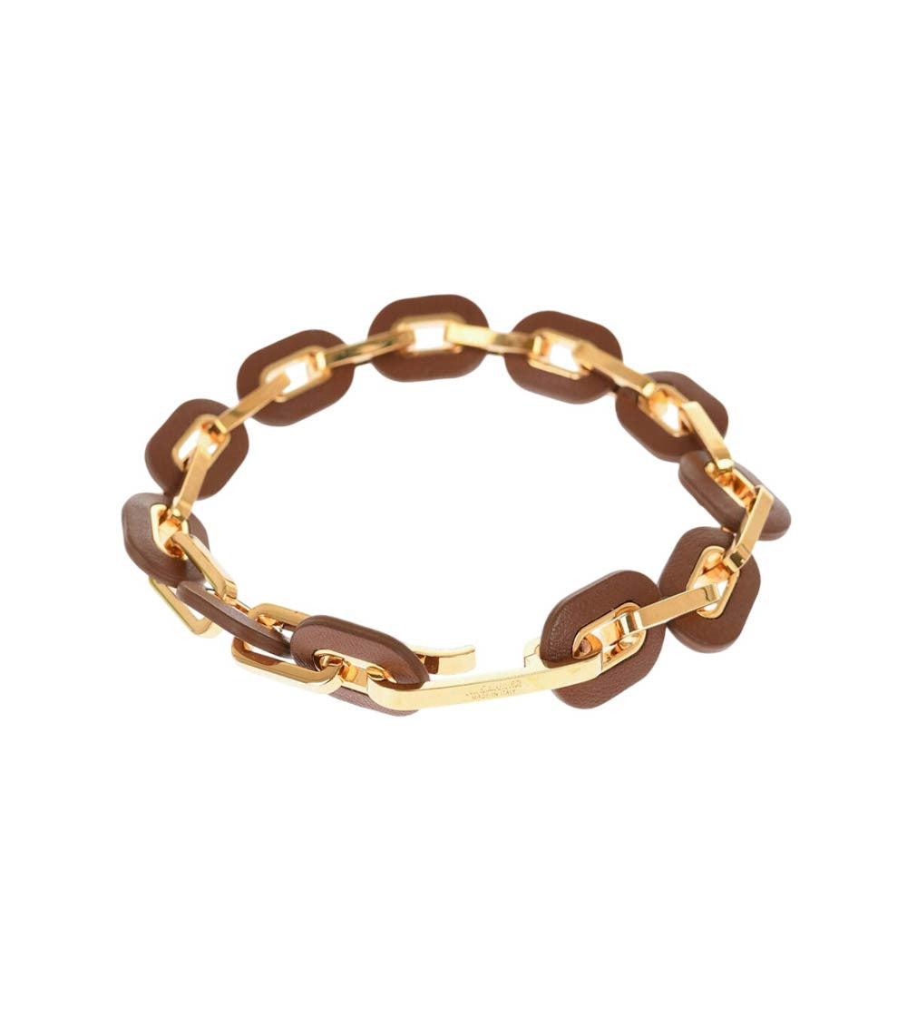 Golden Brown Chain Bracelet 1