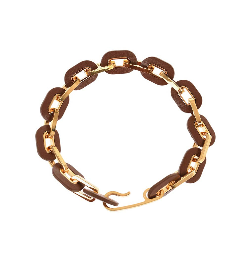 Golden Brown Chain Bracelet 2