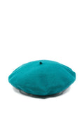 Turquoise Wool Basque Hat 1