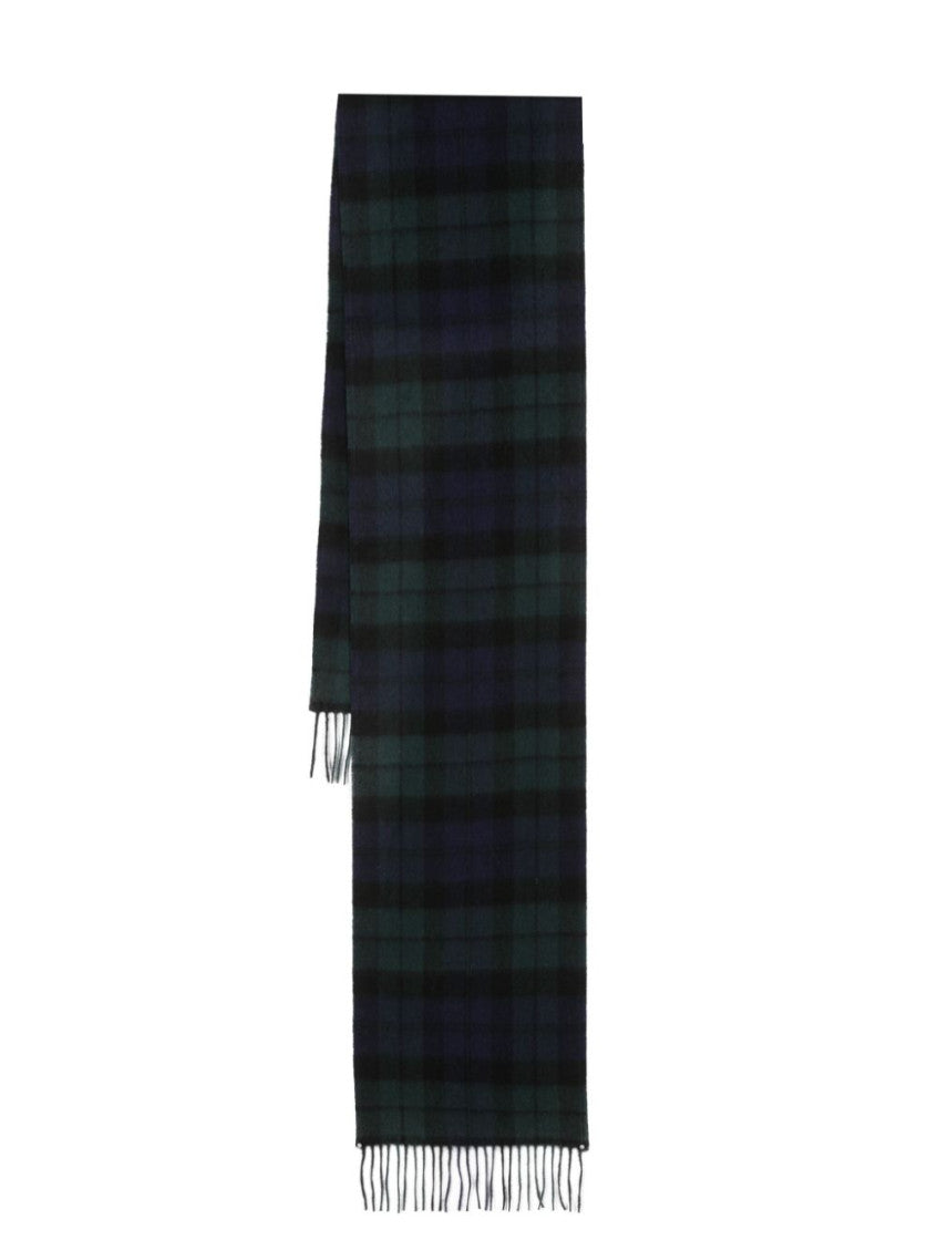 Black New Check tartan scarf 1