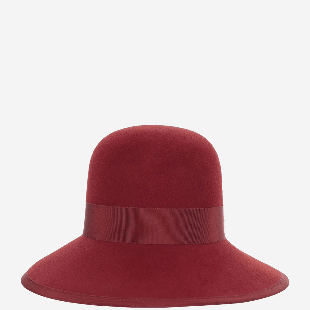 Red Vlogo Signature Rabbit Felt Hat 1
