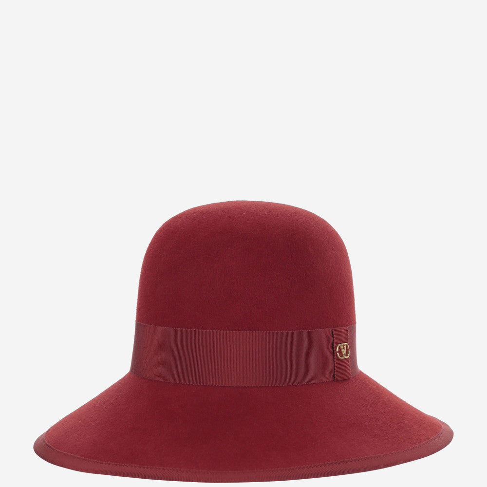 Red Vlogo Signature Rabbit Felt Hat 2