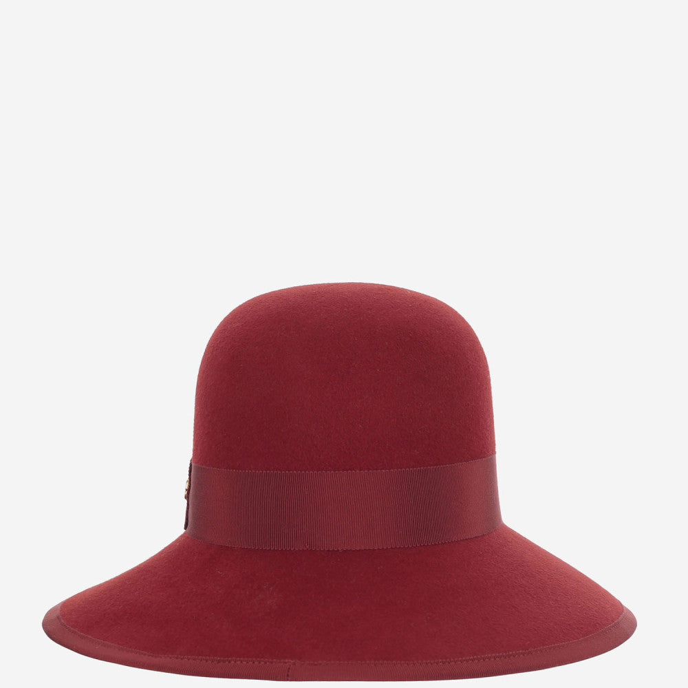 Red Vlogo Signature Rabbit Felt Hat 3
