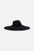 Black Fringes Fedora Hat 1