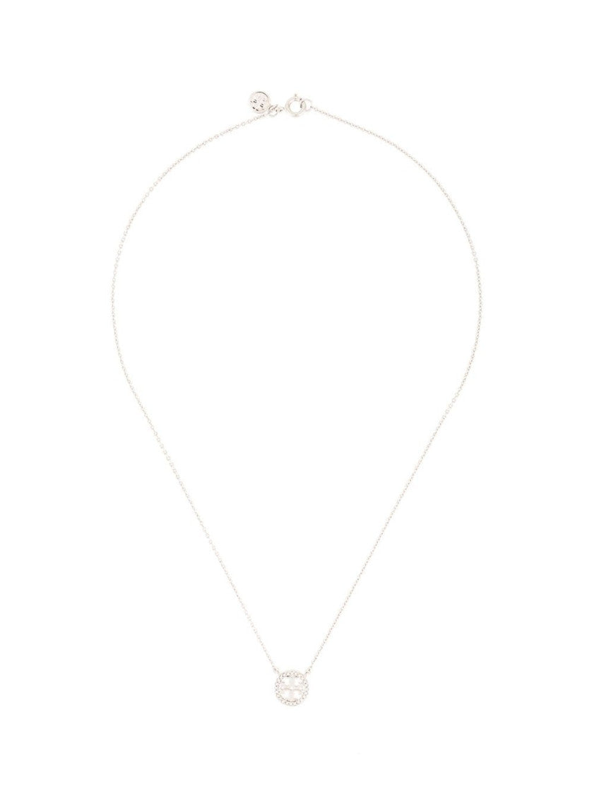 Silver Logo Pendant Necklace 1