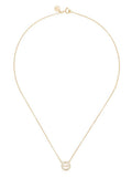 Golden Logo Pendant Necklace 1