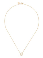 Golden Logo Pendant Necklace 1
