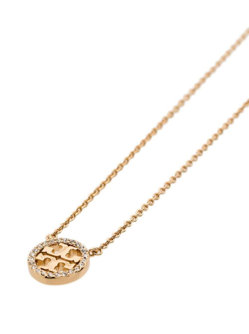 Golden Logo Pendant Necklace 2