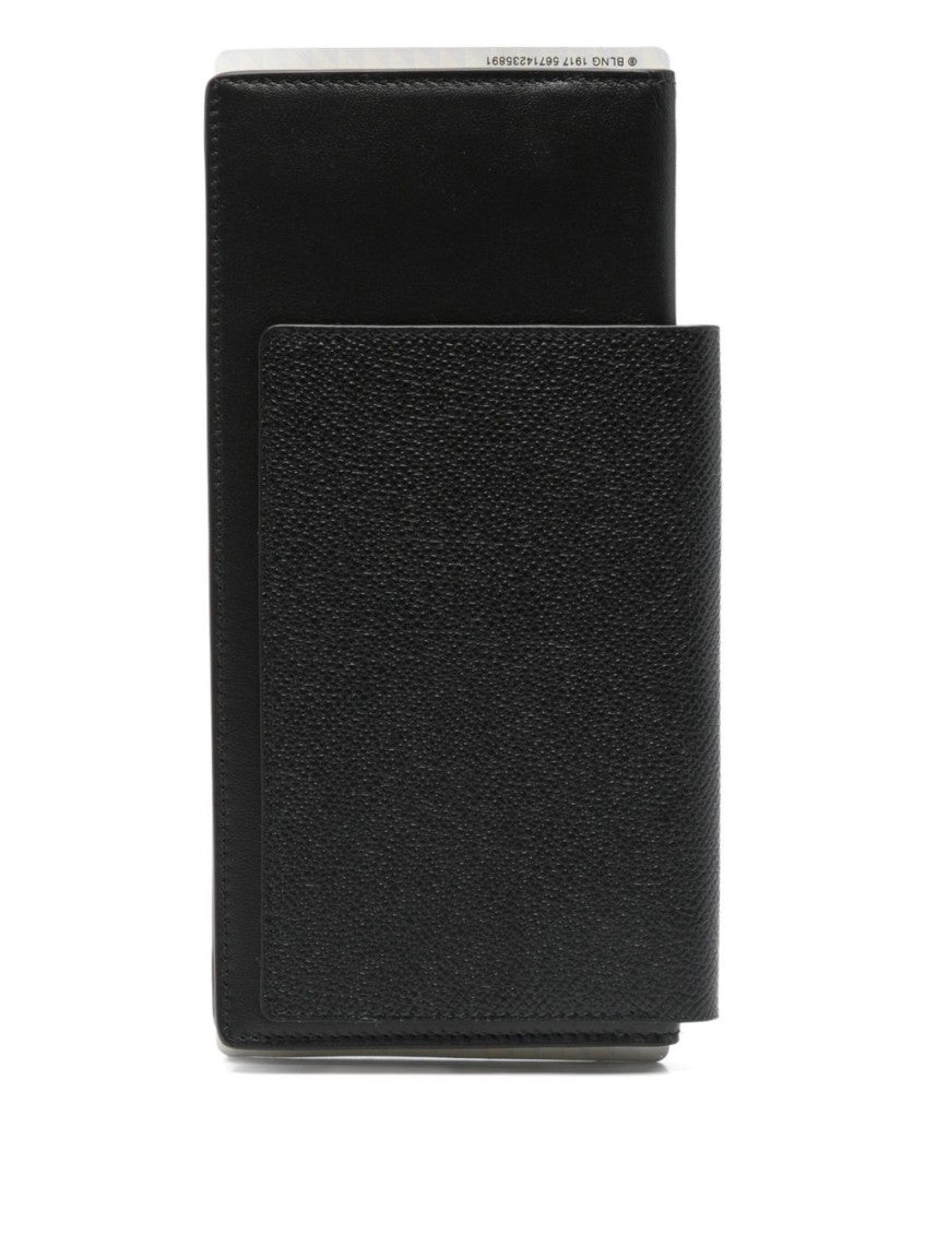 Black Passport Pattern Wallet 2