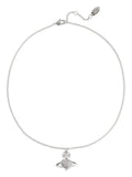 Silver Logo Pendant Necklace 1