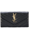 Black Cassandre Quilted Wallet 1