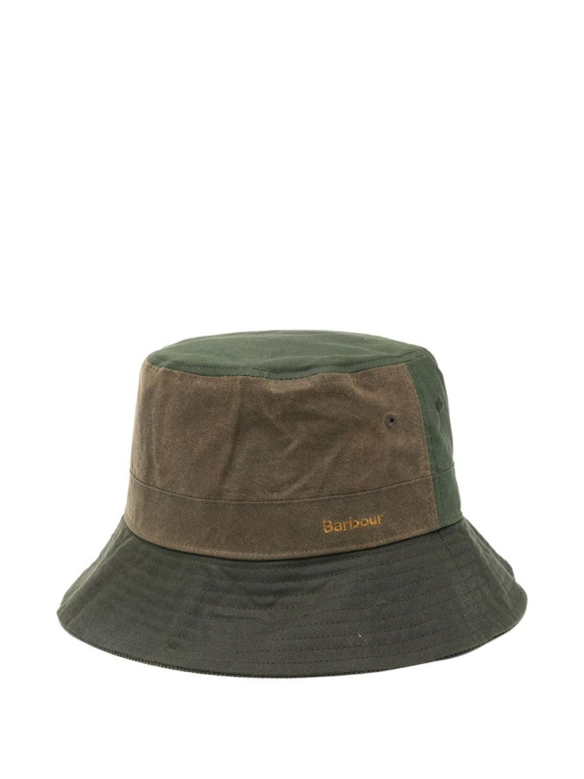 Green Bracley Wax Bucket Hat 1