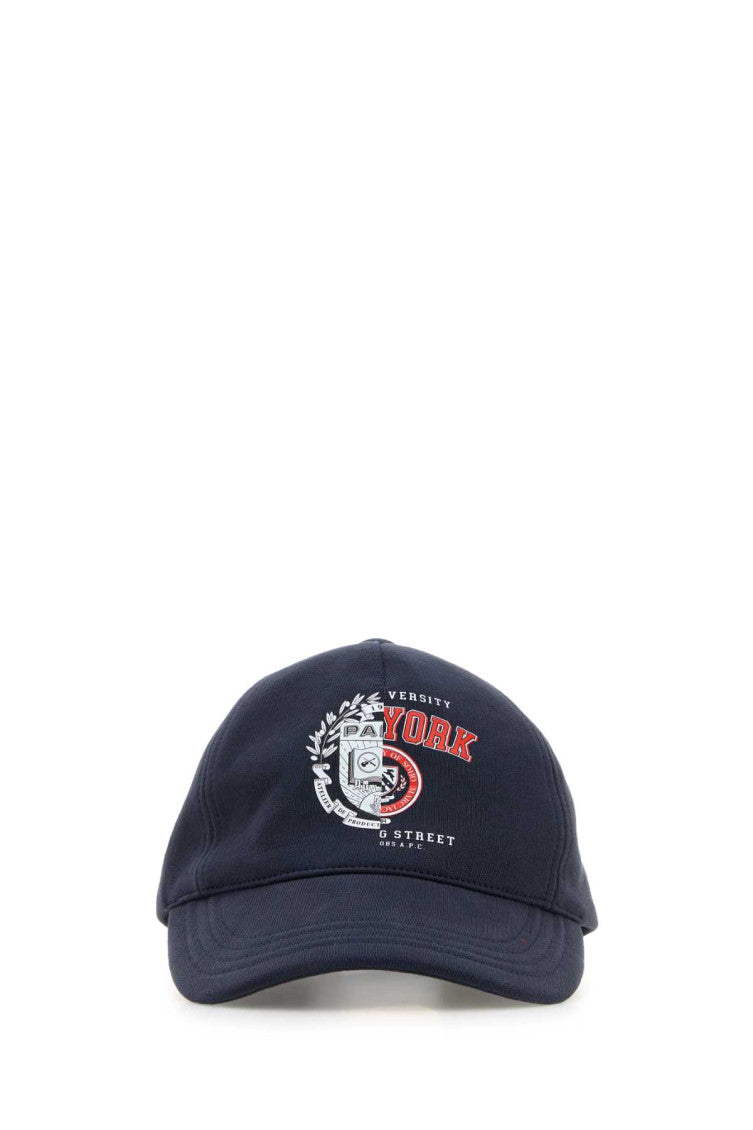 Dark Blue Classic Print Baseball Hat 1