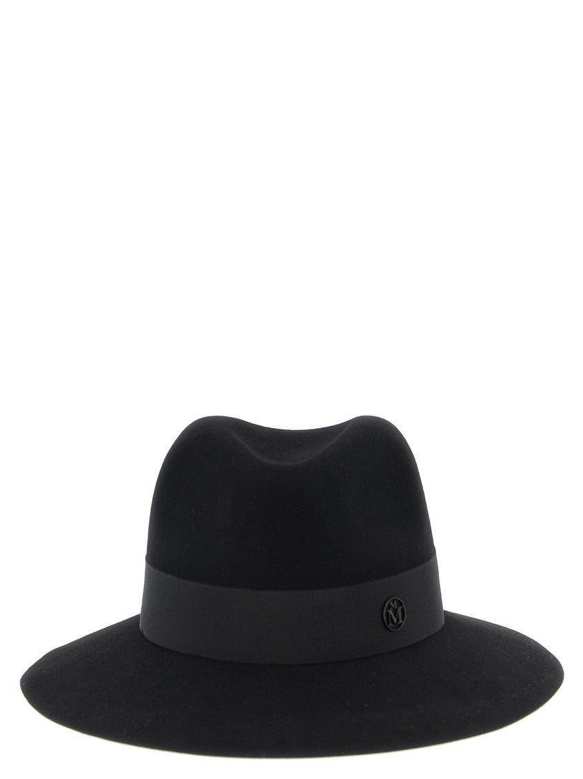 Black Logo Fedora Hat 1