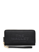 Black logo Zip Around Wallet 1