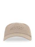 Beige Embroided Logo Baseball Cap 1
